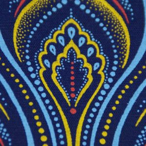 "Flammen" dunkel/jeans/hellblau,sonnengelb/rot