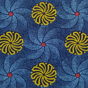 "Wind Turbines" dunkel/jeans/hellblau,sonnengelb/rot