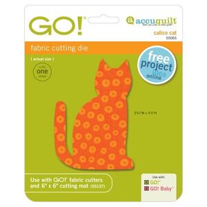 "Accuquilt Stanzform Calico Cat"