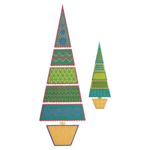 "Accuquilt Stanzform Sparkle Slim Tree by Sarah Vedeler"