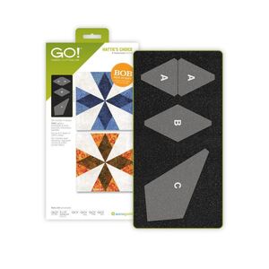 "Accuquilt Stanzform Hatties Choice 8 inch zur Fertigung eines Blocks" Fertige Größe des Blocks 8 inch (20,3 cm).  28-55220