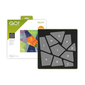 "Accuquilt Stanzform Starry Path 9 inch zur Fertigung eines Blocks" Fertige Größe des Blocks 9 inch (22,8 cm).