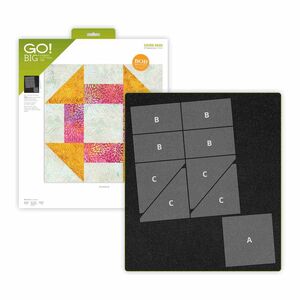 "Accuquilt Stanzform GO! BIG Churn Dash 12 inch (30,5 cm) fertige Größe"  28-55459