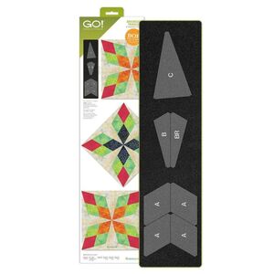 "Accuquilt Stanzform Arkansas Traveler 5 Stanzteile für einen 12 inch Block (ca 30,5 cm)"