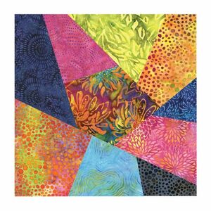 "Accuquilt Stanzform GO! BIG Crazy Quilt 10 inch (25,4 cm) fertige Größe"